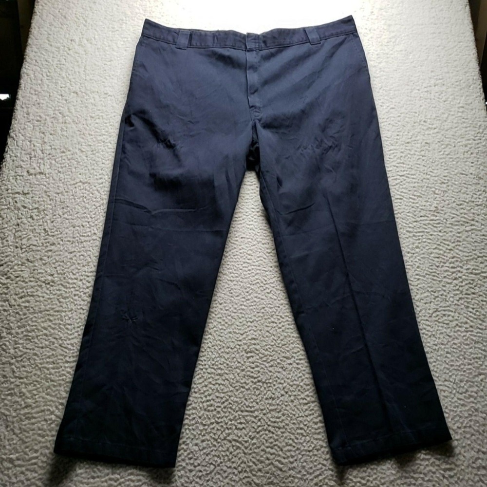 Dickies Pants Mens 47x31 Blue 874 Flex Original Fit Workwear Chino Stretch